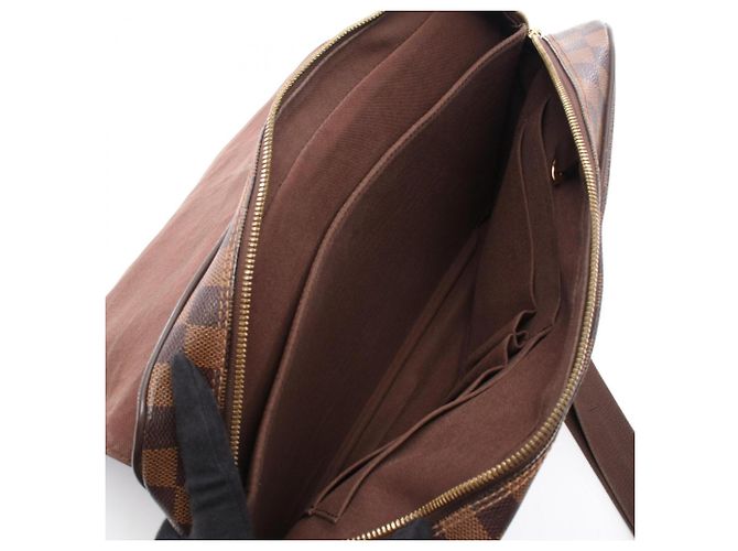 Borsa a Spalla Shelton GM Louis Vuitton Marrone Damier ebene - vista 3
