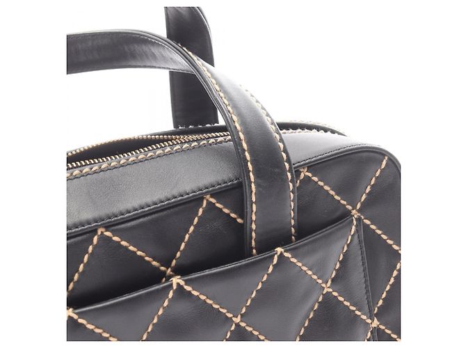 Borsa Chanel Wild Stitch Nero - vista 12