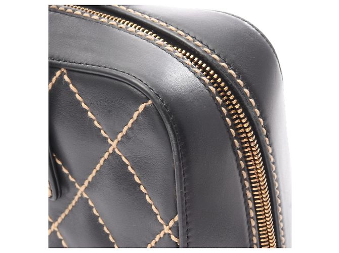 Borsa Chanel Wild Stitch Nero - vista 14