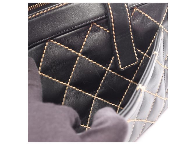 Borsa Chanel Wild Stitch Nero - vista 6