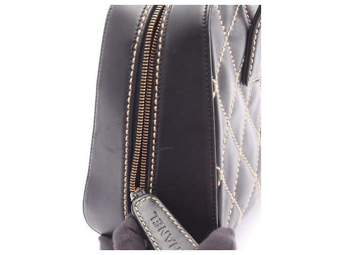 Borsa Chanel Wild Stitch Nero - vista 8