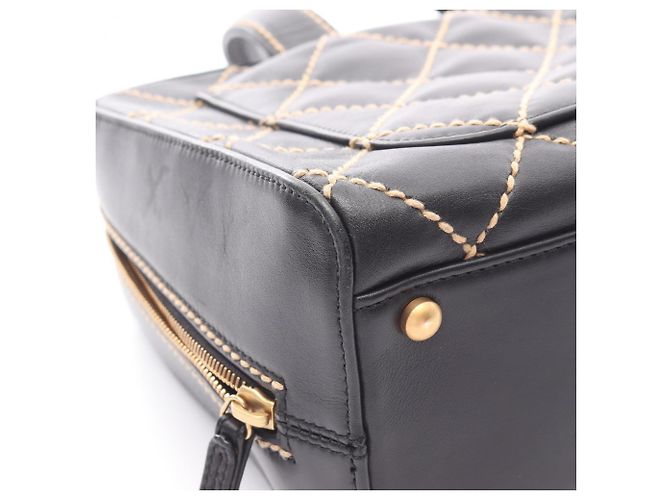 Borsa Chanel Wild Stitch Nero - vista 9