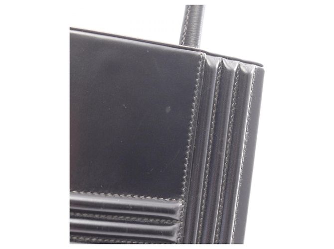 Borsa Hermès Kelly in pelle box nera Nero - vista 14