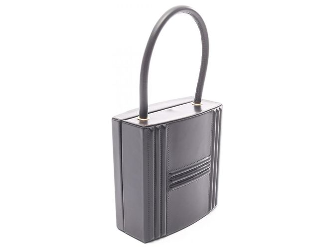 Borsa Hermès Kelly in pelle box nera Nero - vista 2