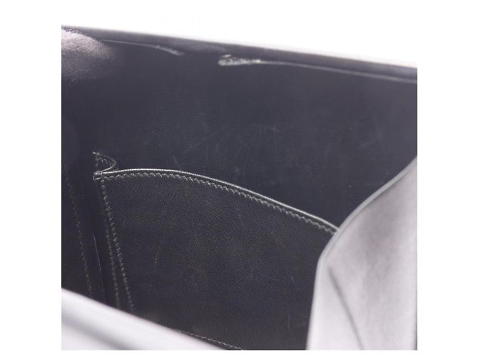 Borsa Hermès Kelly in pelle box nera Nero - vista 7