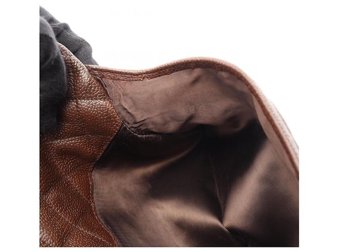 Bolso marrón matelassé de Chanel Castaño - vista 10