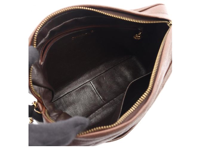 Bolso marrón matelassé de Chanel Castaño - vista 3
