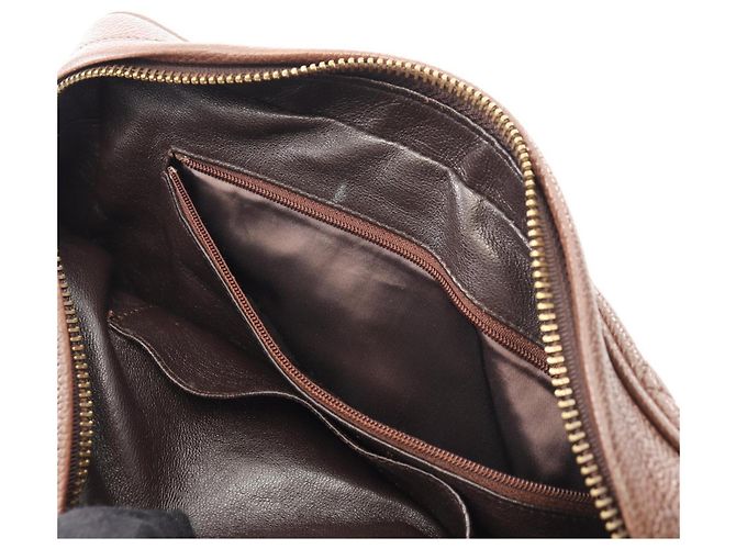 Bolso marrón matelassé de Chanel Castaño - vista 9