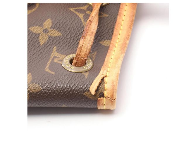 Zaino/borsa Montsouris MM Louis Vuitton Marrone Monogramma - vista 13