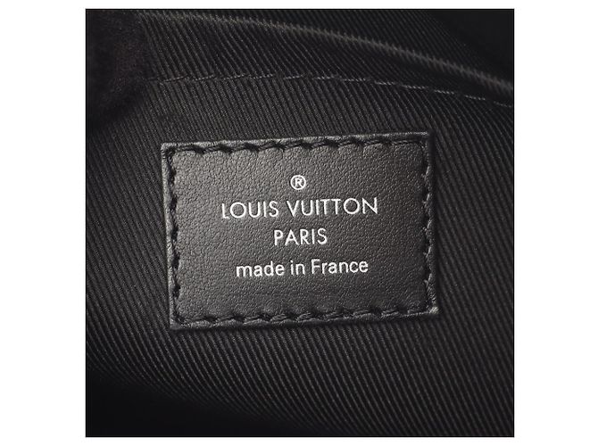 Borsa a Spalla City Keepall Louis Vuitton Marrone Nero Monogramma - vista 4