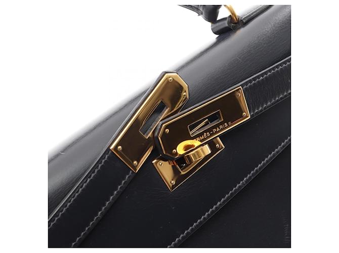 Borsa Hermès Kelly 28 Blu Blu navy - vista 11