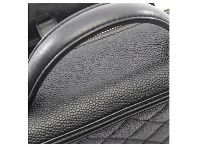 Vanity Borsa a Spalla Chanel CC Filigrana Matelassé 2 Vie Nero - vista 10