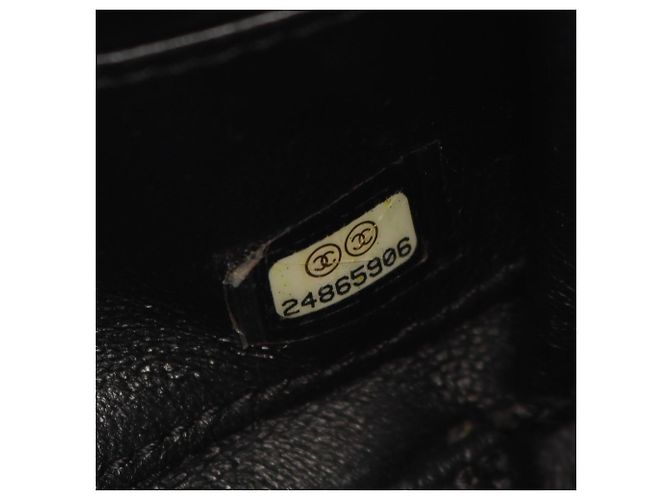 Vanity Borsa a Spalla Chanel CC Filigrana Matelassé 2 Vie Nero - vista 6
