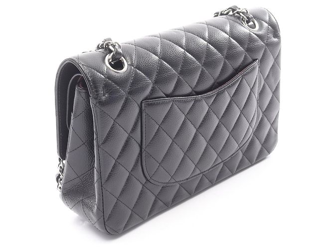 Borsa a Spalla Chanel Matelassé Double Flap Nero - vista 2