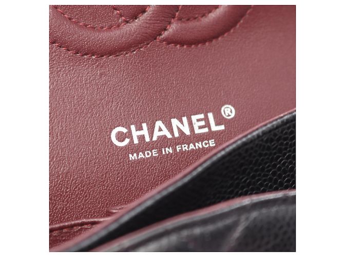 Borsa a Spalla Chanel Matelassé Double Flap Nero - vista 4