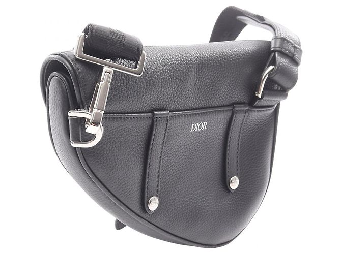 Borsa Saddle Christian Dior Nero - vista 2