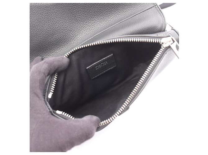 Borsa Saddle Christian Dior Nero - vista 3