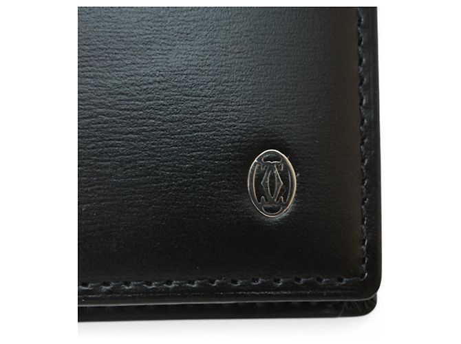 Cartera larga de cuero Cartier Pasha Negro - vista 4