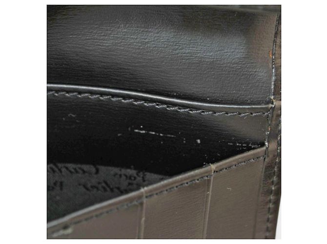 Cartera larga de cuero Cartier Pasha Negro - vista 9