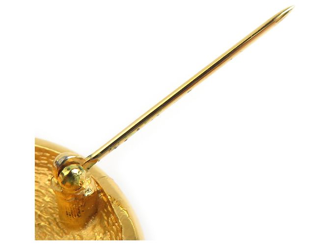 Spilla in metallo dorato Chanel D'oro - vista 7