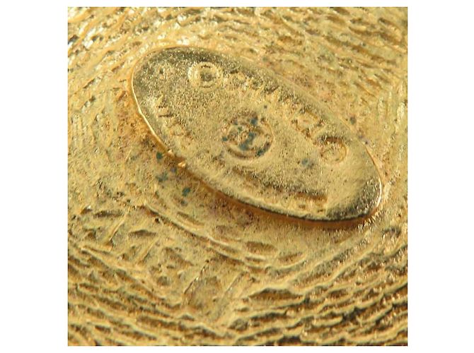 Spilla in metallo dorato Chanel D'oro - vista 8