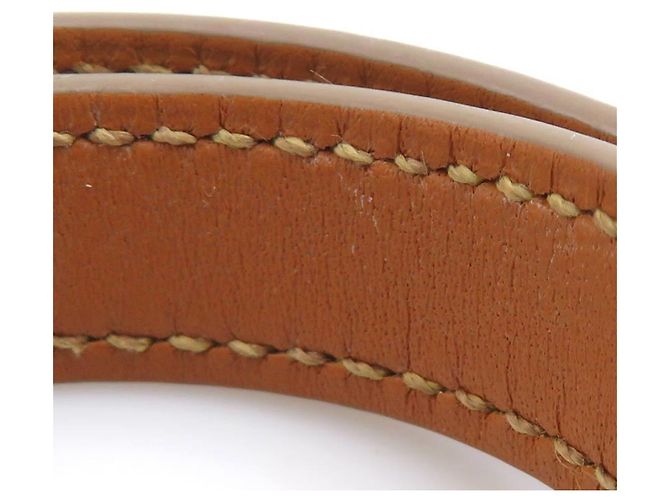 Bracciale Charm Double Tour Rivale Hermès D'oro Crudo - vista 8