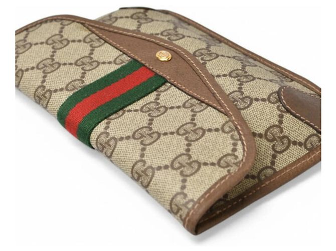 Pochette Gucci GG Plus Marrón Castaño - vista 3