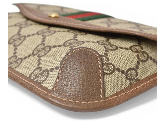 Pochette Gucci GG Plus Marrón Castaño - vista 5