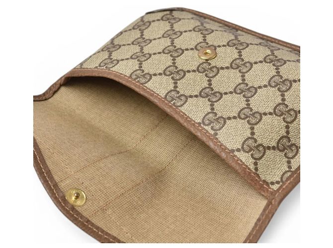 Pochette Gucci GG Plus Marrón Castaño - vista 7