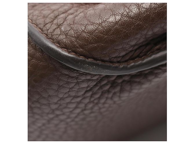 Borsa a Spalla Jypsiere 37 di Hermès Marrone Cioccolato - vista 11
