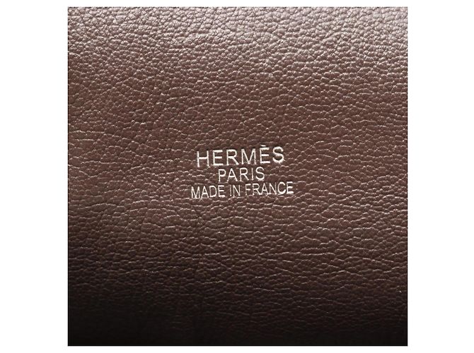 Borsa a Spalla Jypsiere 37 di Hermès Marrone Cioccolato - vista 4