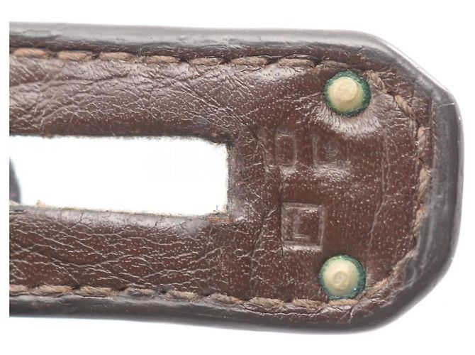 Borsa a Spalla Jypsiere 37 di Hermès Marrone Cioccolato - vista 5