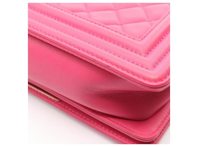 Borsa a Spalla Chanel Boy Small Rosa - vista 8