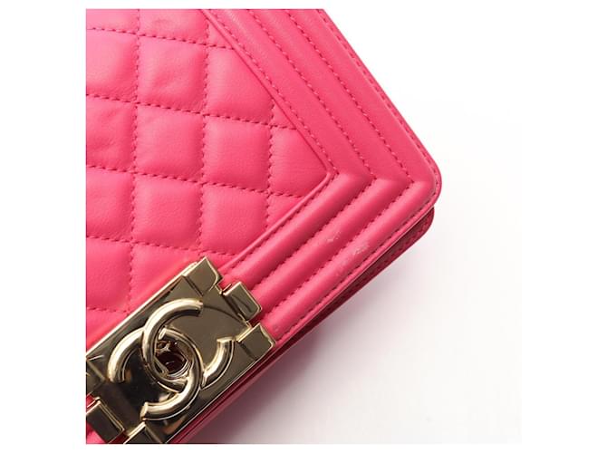 Borsa a Spalla Chanel Boy Small Rosa - vista 9