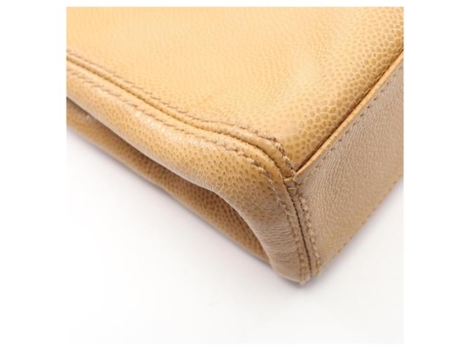 Mini borsa a mano Chanel Coco Mark Beige - vista 10