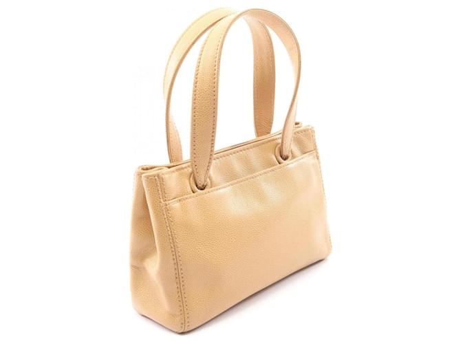 Mini borsa a mano Chanel Coco Mark Beige - vista 2