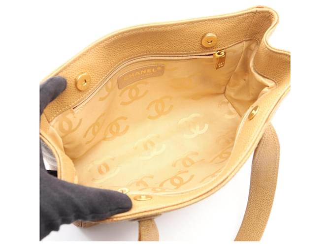 Mini borsa a mano Chanel Coco Mark Beige - vista 3