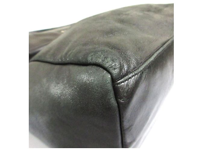 Borsa tote in pelle nappa Prada Nero - vista 11