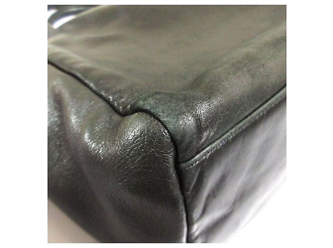 Borsa tote in pelle nappa Prada Nero - vista 13