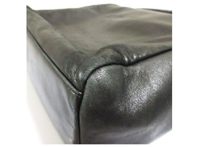 Borsa tote in pelle nappa Prada Nero - vista 14