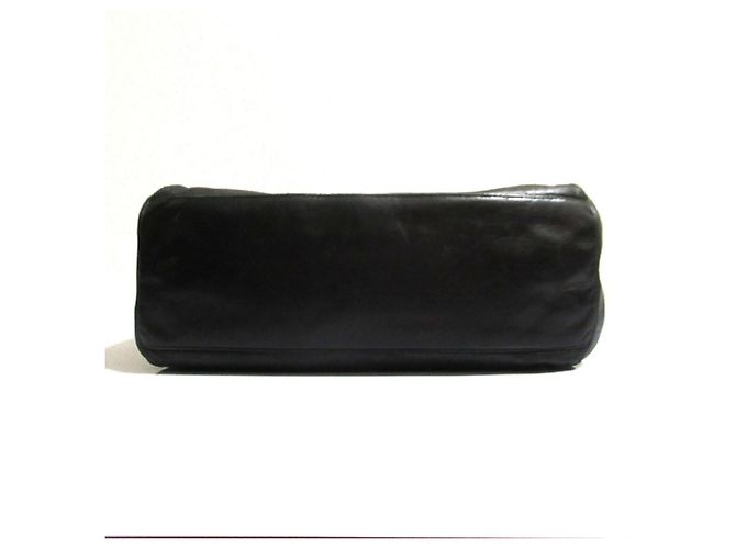 Borsa tote in pelle nappa Prada Nero - vista 4