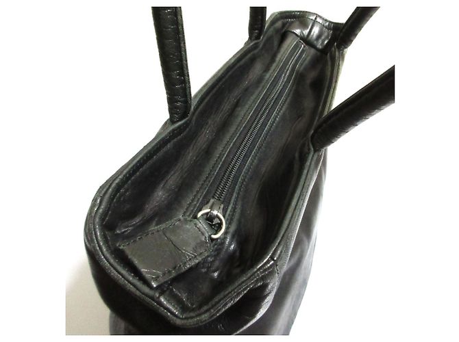Borsa tote in pelle nappa Prada Nero - vista 7