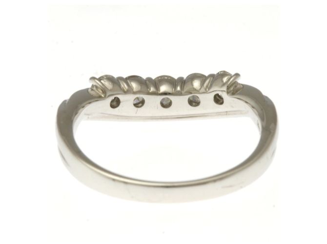 Autre Marque 18K Weißgold Diamantring Silber - Ansicht 5
