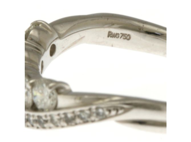 Autre Marque 18K Weißgold Diamantring Silber - Ansicht 7