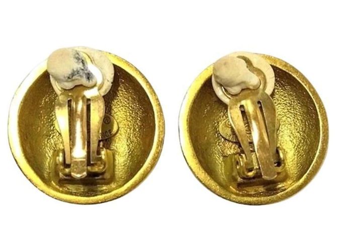 Timeless Runde Ohrringe Coco Mark von Chanel Golden - Ansicht 2