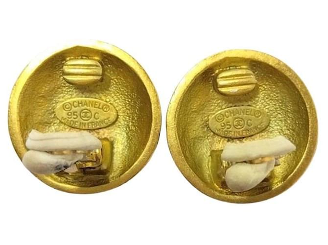 Timeless Runde Ohrringe Coco Mark von Chanel Golden - Ansicht 3