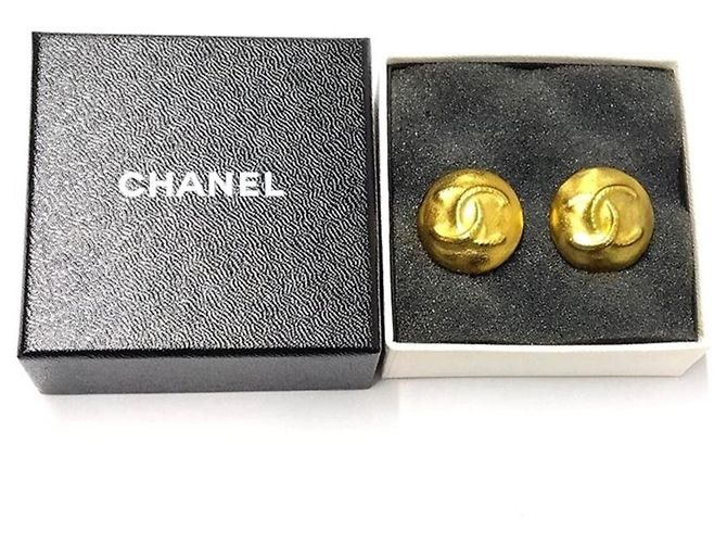 Timeless Runde Ohrringe Coco Mark von Chanel Golden - Ansicht 5