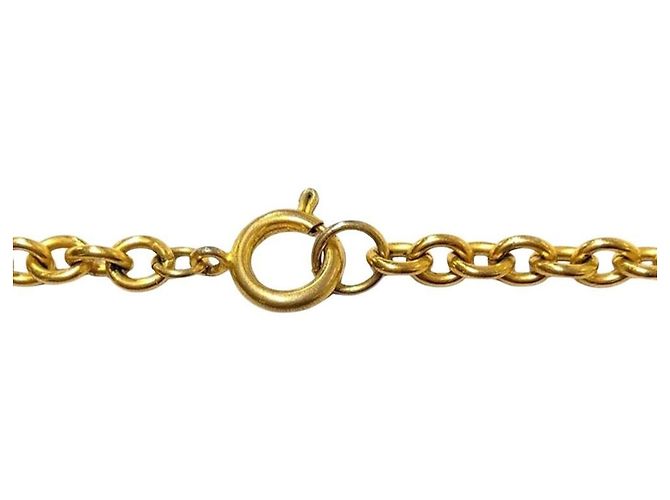 Timeless Collana Vintage con Strass Chanel D'oro - vista 5