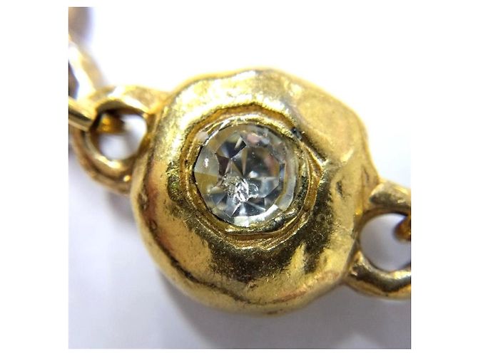 Timeless Collana Vintage con Strass Chanel D'oro - vista 7