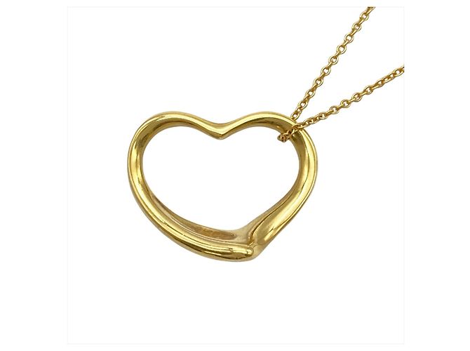 Collana Open Heart in Oro Giallo 18K di Tiffany & Co. - vista 2